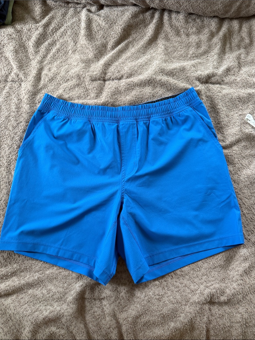 RHONE Blue Athletic Shorts